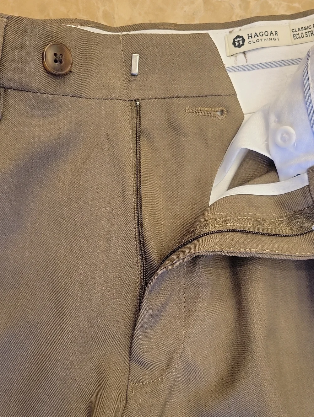 Haggar tailored flat